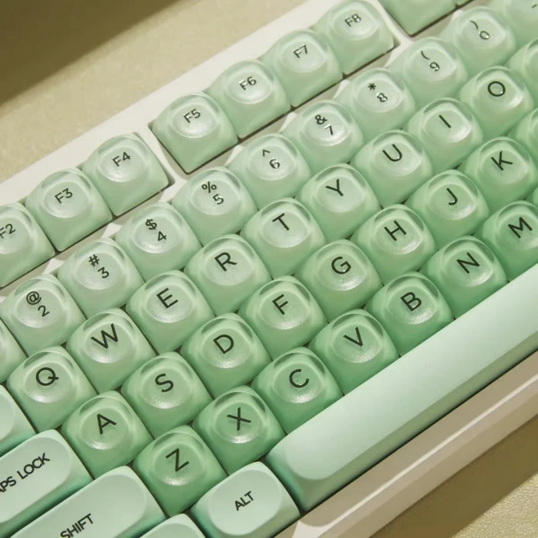 ZayDen Crystaluxe Series - Ocean Fade MOA PBT Keycap Set - ZayDen