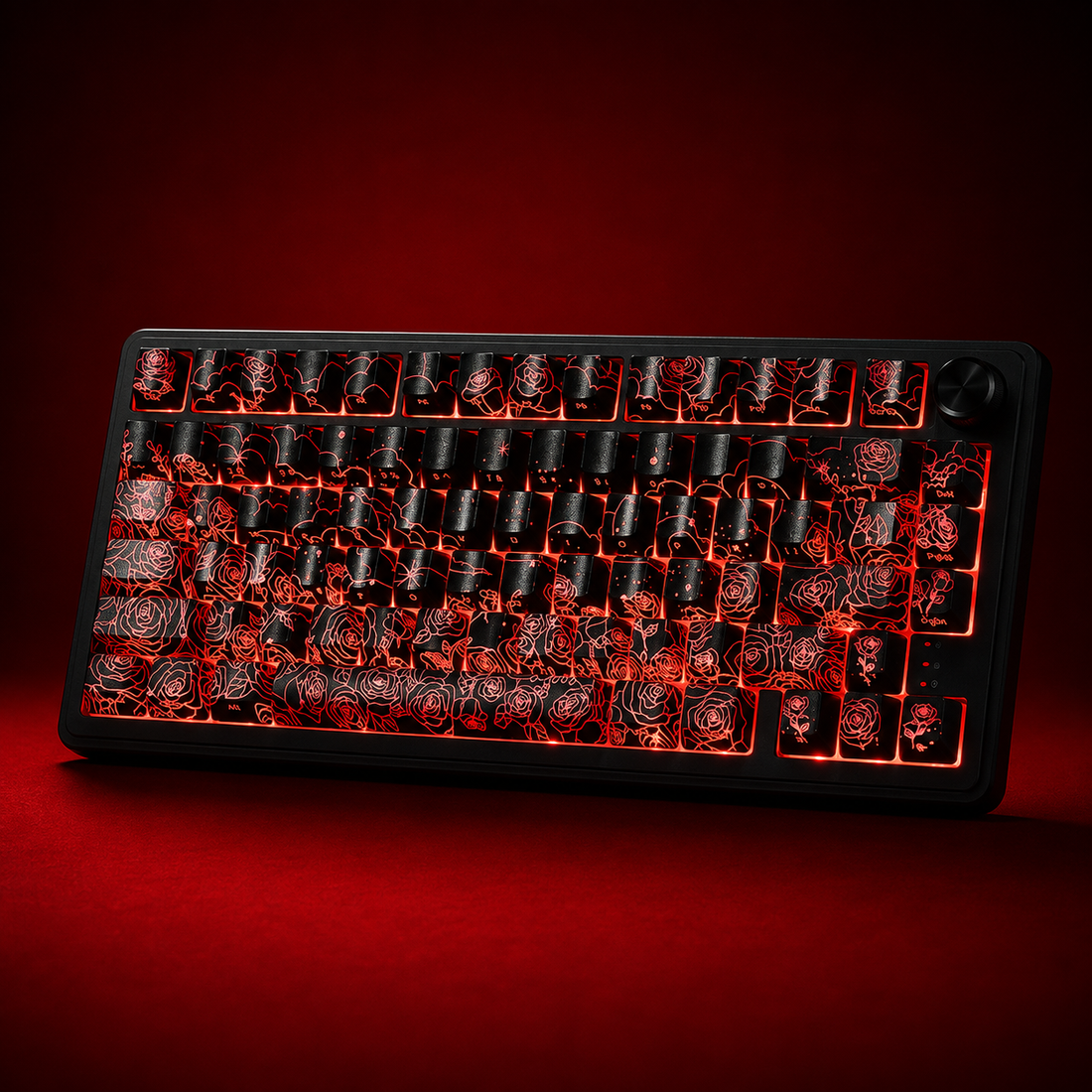 ZayDen Void — Rosethorn · 118-Key OEM Shine-Through Keycap Set