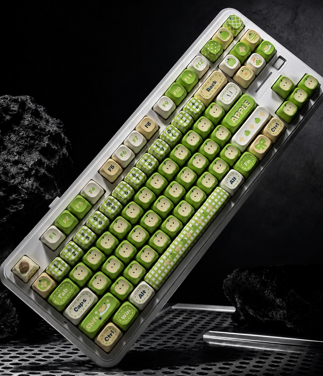 ZayDen Bloom — Orcha Rouge · 108-Key Dye-Sub Keycap Set
