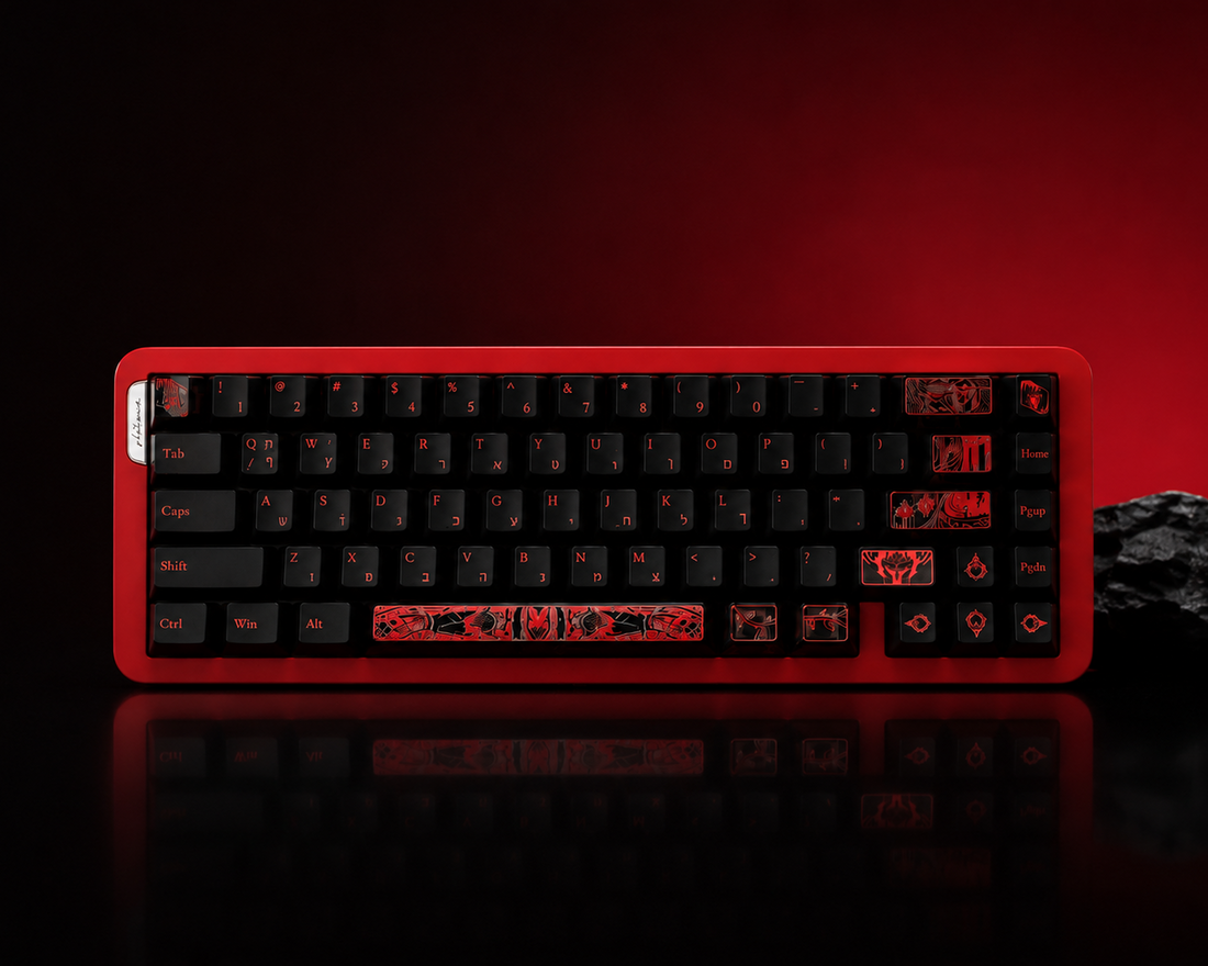 ZayDen Void — Scarleth Rune · 142-Key Cherry Profile Keycap Set