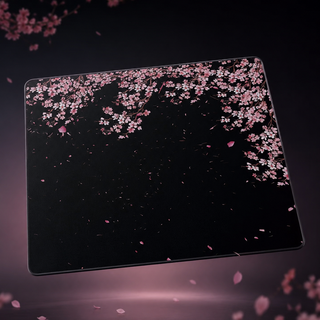 Zayden Glass — Yoru Sakura · Photovoltaic Glass Mousepad