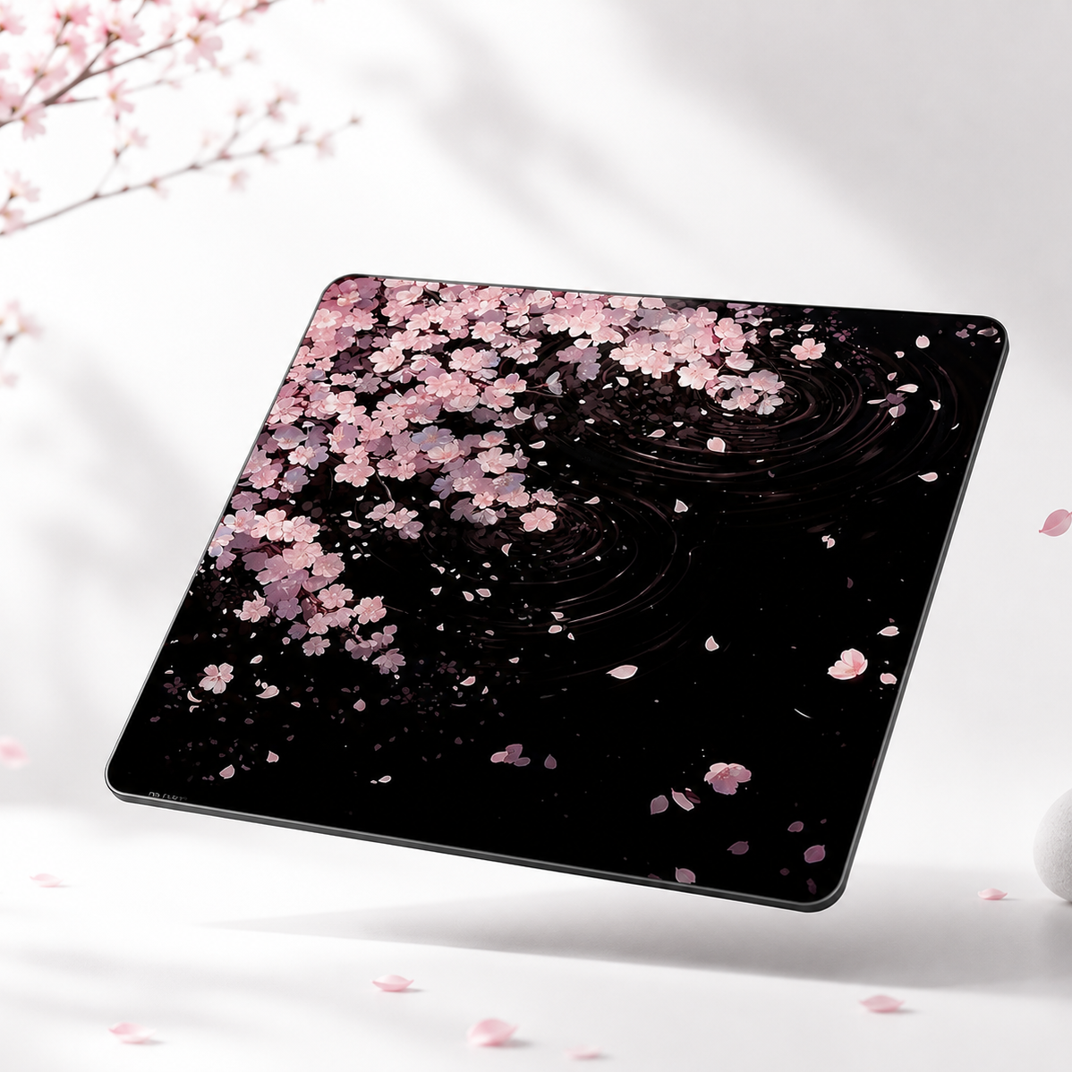 Zayden Glass — Yoru Sakura · Photovoltaic Glass Mousepad
