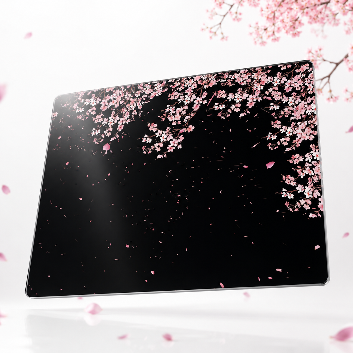 Zayden Glass — Yoru Sakura · Photovoltaic Glass Mousepad