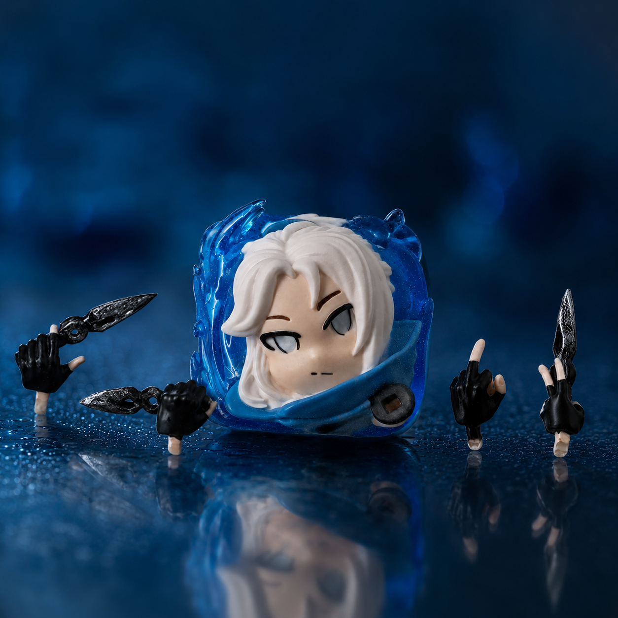ZayDen Artisan — JETT VOID ·Four Actions Light-Transmitting Resin Artisan Keycap