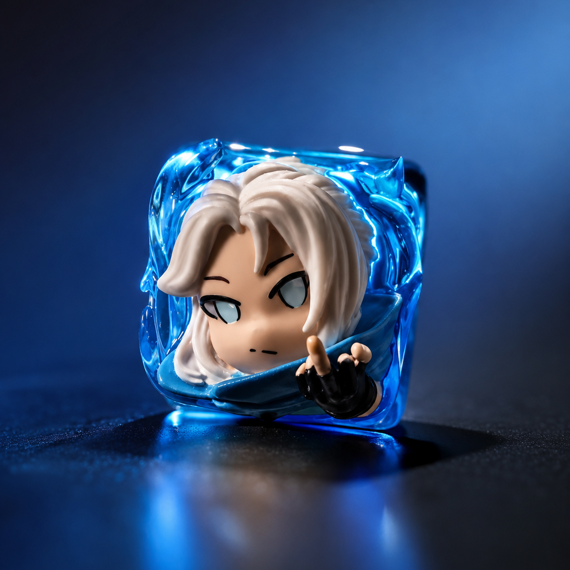 ZayDen Artisan — JETT VOID ·Four Actions Light-Transmitting Resin Artisan Keycap