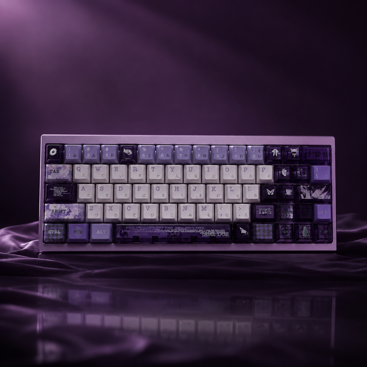 ZayDen Sekai — Reze Anime Translucent PBT Cherry Profile Keycaps