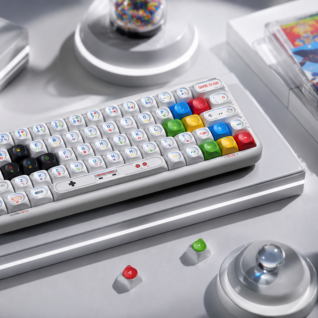 ZayDen Sekai — Konsoru Glow · 125-Key MDA Keycap Set