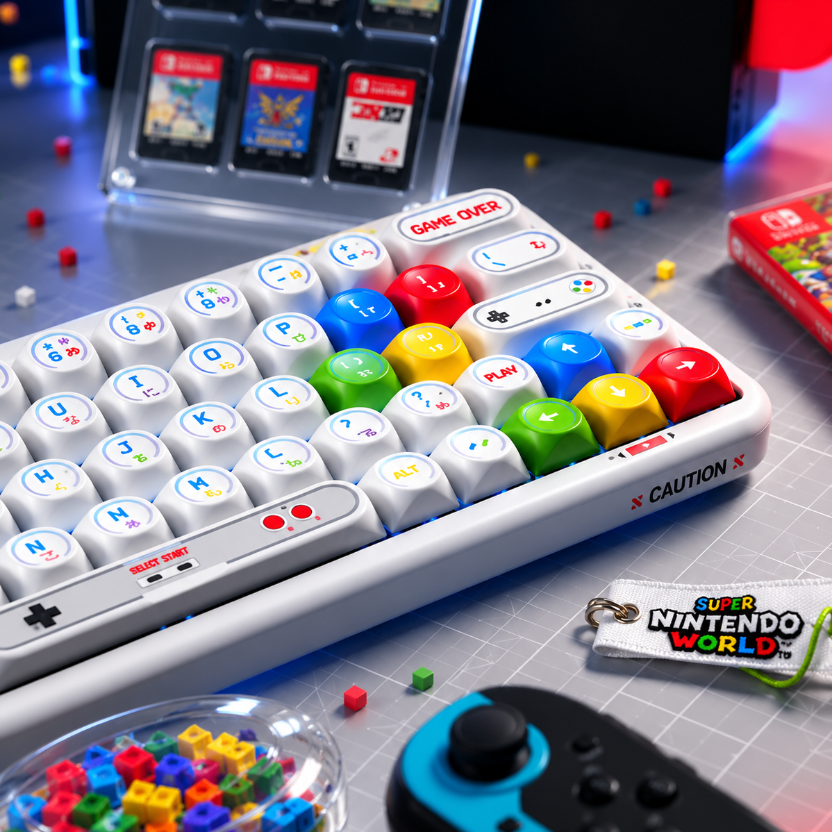 ZayDen Sekai — Konsoru Glow · 125-Key MDA Keycap Set