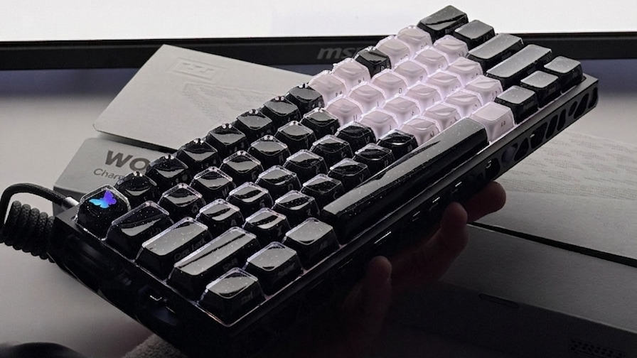Midnight Nebula Keycaps – Universal Fit for MX-Style Mechanical Keyboards