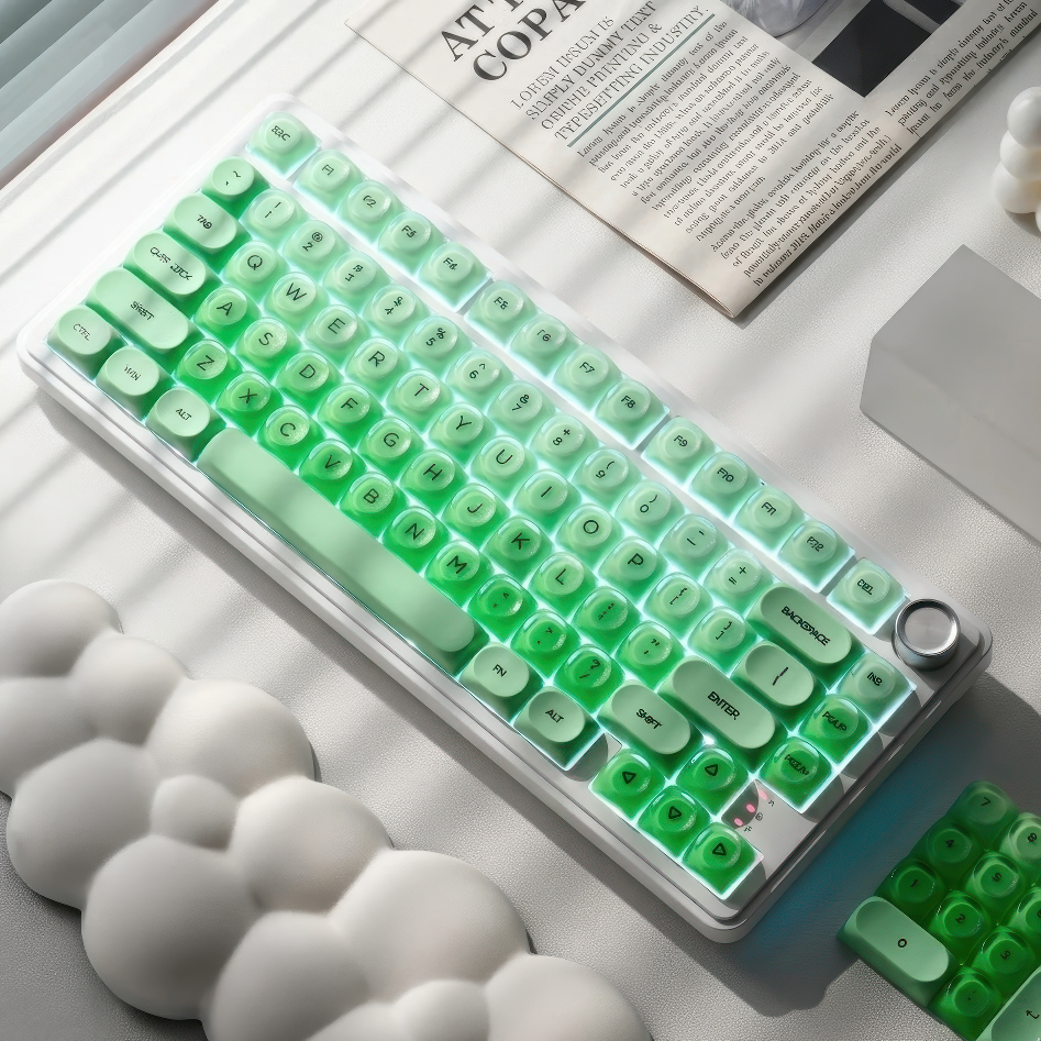 ZayDen Crystaluxe Series - MOA PBT Keycap Set