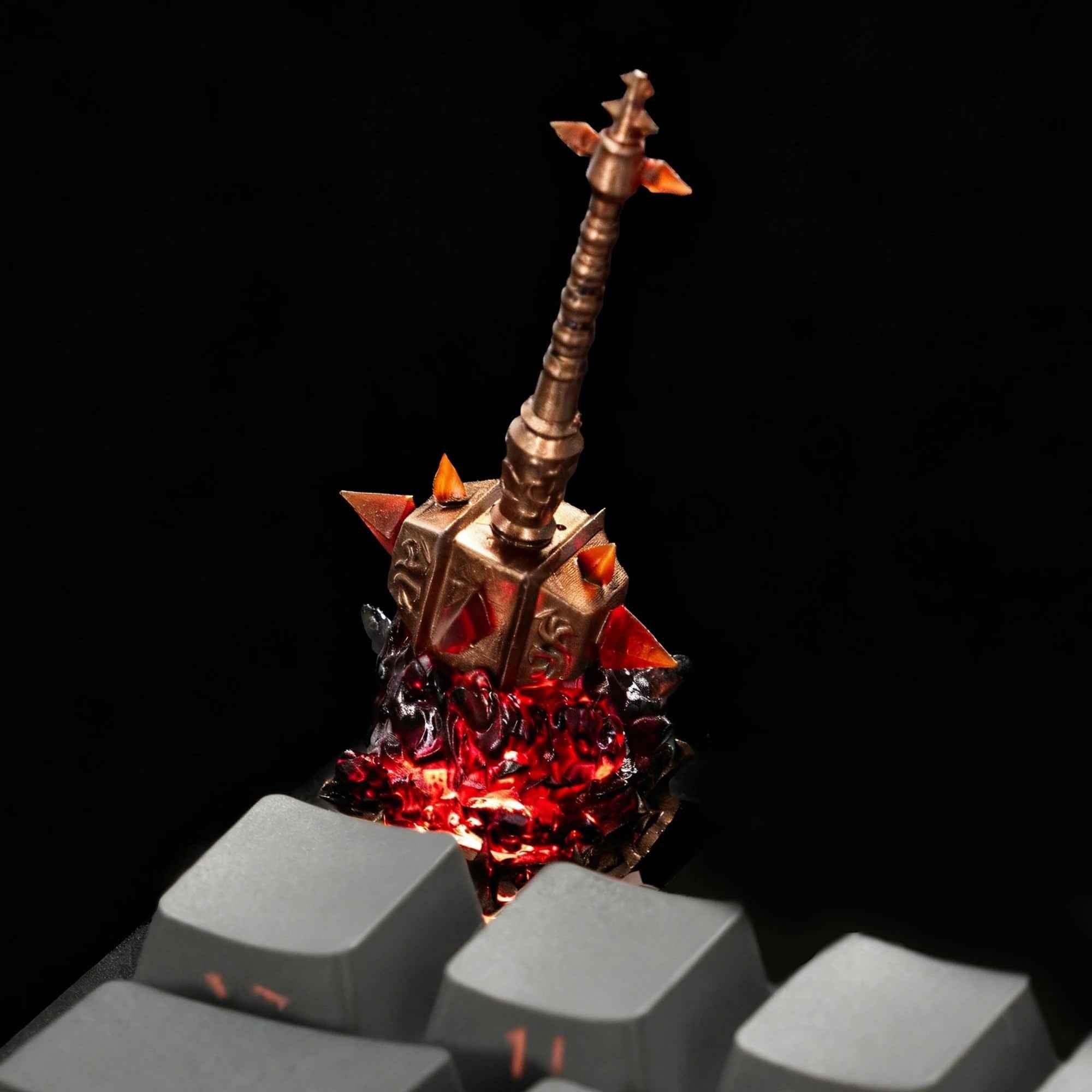 ZayDen Artisan Weapon Keycap – Magnetic Detachable | MX Switch | Resin