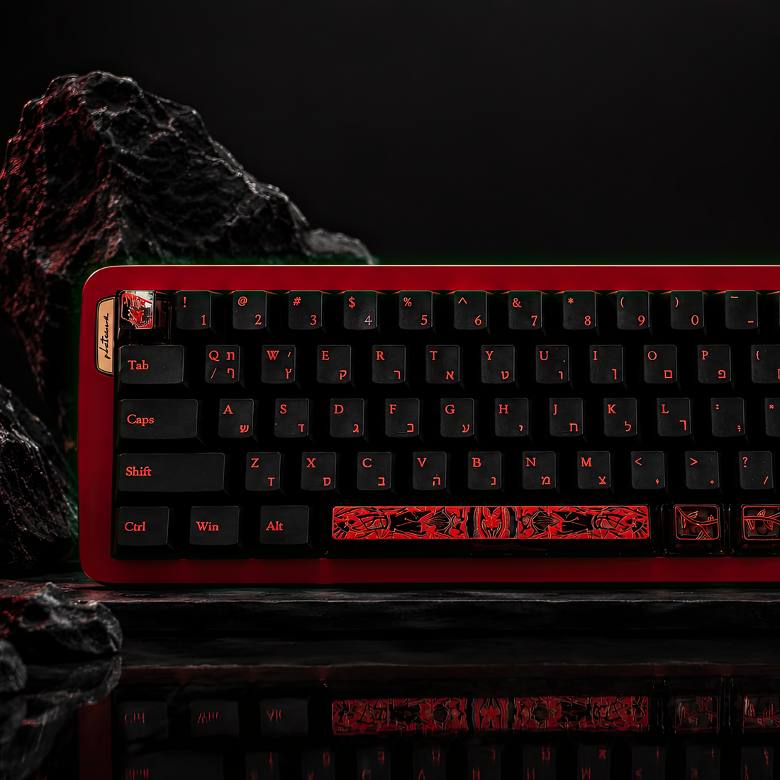 ZayDen Void — Scarleth Rune · 142-Key Cherry Profile Keycap Set